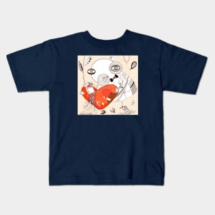 Abstract Love Kids T-Shirt